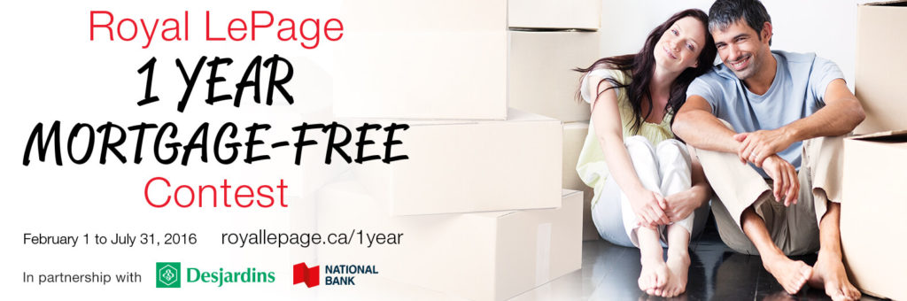 Royal LePage 1 Year Mortgage-Free Contest